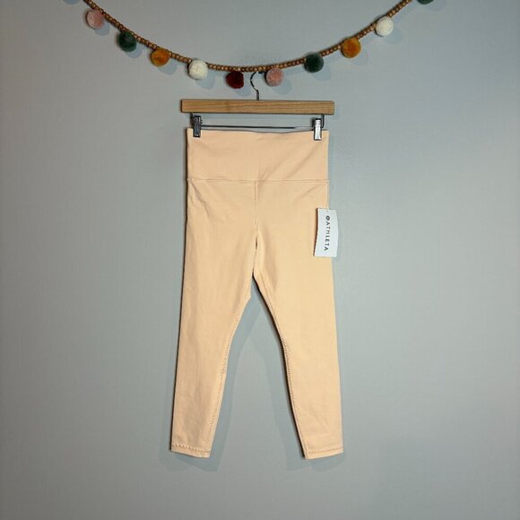 NWT Athleta Ultra High Rise Elation 7/8 Tight Carnation Peach - Picture 2 of 7